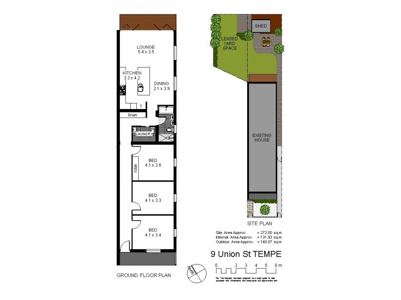9 Union Street, Tempe NSW 2044 Floorplan