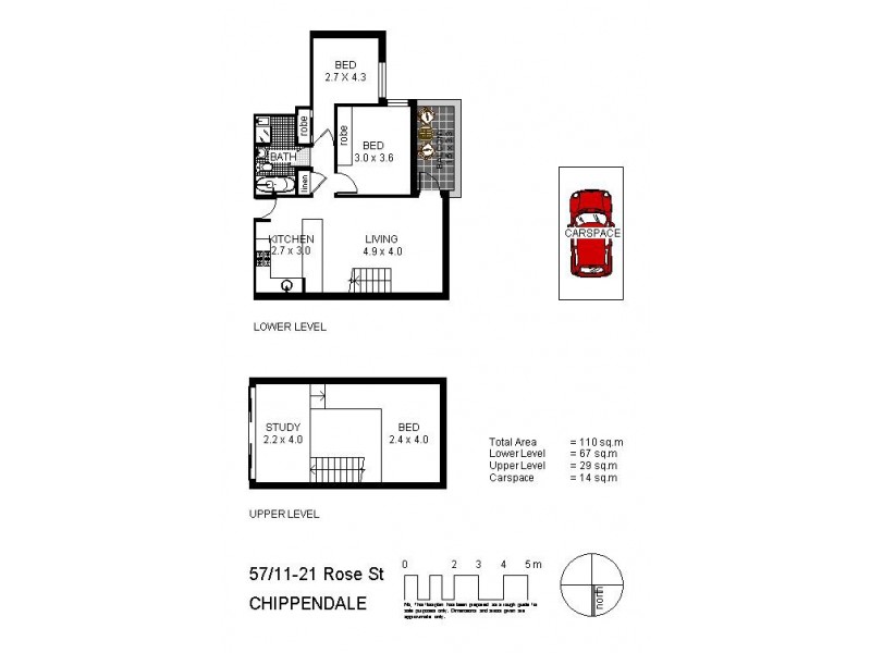 57/11-21 Rose Street, Chippendale NSW 2008 Floorplan