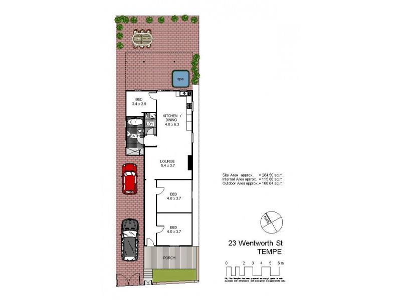 23 Wentworth Street, Tempe NSW 2044 Floorplan