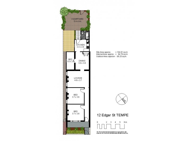 12 Edgar Street, Tempe NSW 2044 Floorplan