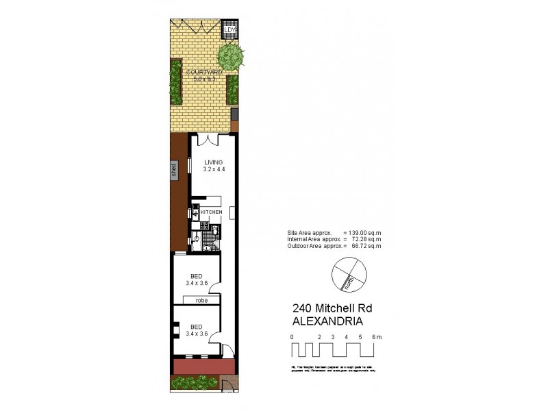 240 Mitchell Road, Alexandria NSW 2015 Floorplan