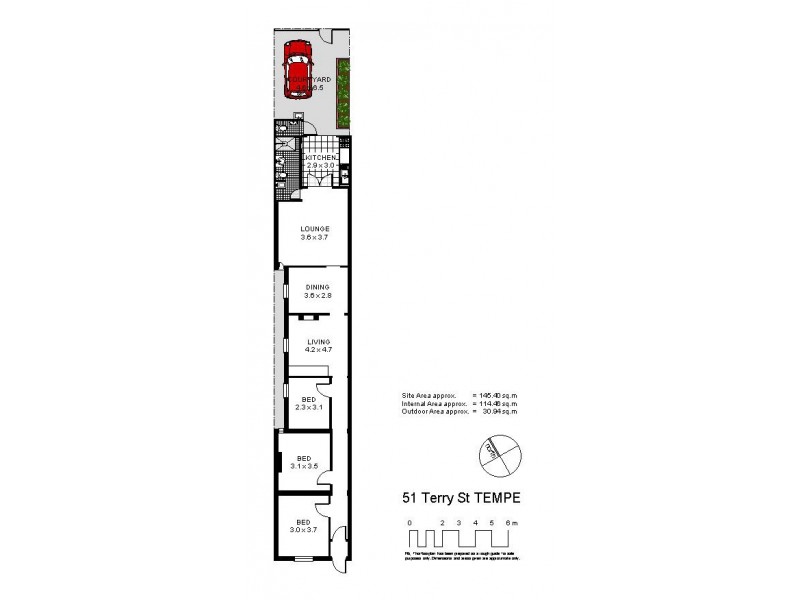 51 Terry Street, Tempe NSW 2044 Floorplan