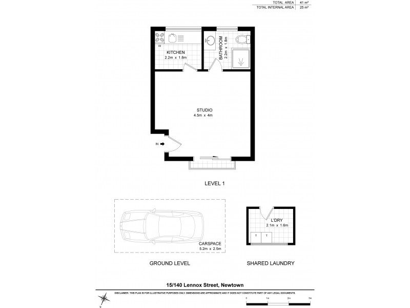 15/140 Lennox Street, Newtown NSW 2042 Floorplan