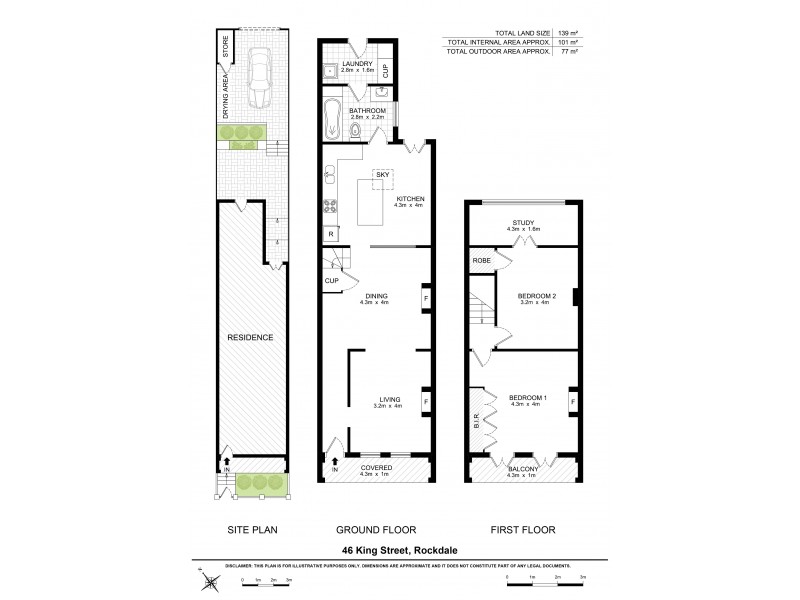 46 King Street, Rockdale NSW 2216 Floorplan