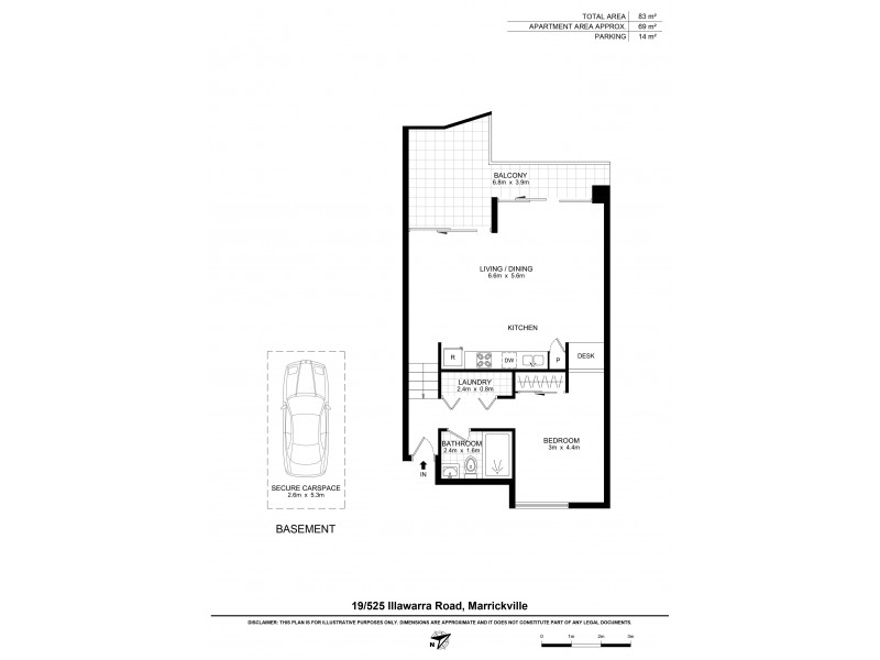 19/525 Illawarra Road, Marrickville NSW 2204 Floorplan
