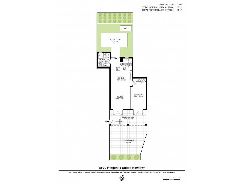 25/20 Fitzgerald Street, Newtown NSW 2042 Floorplan