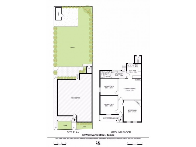 42 Wentworth Street, Tempe NSW 2044 Floorplan
