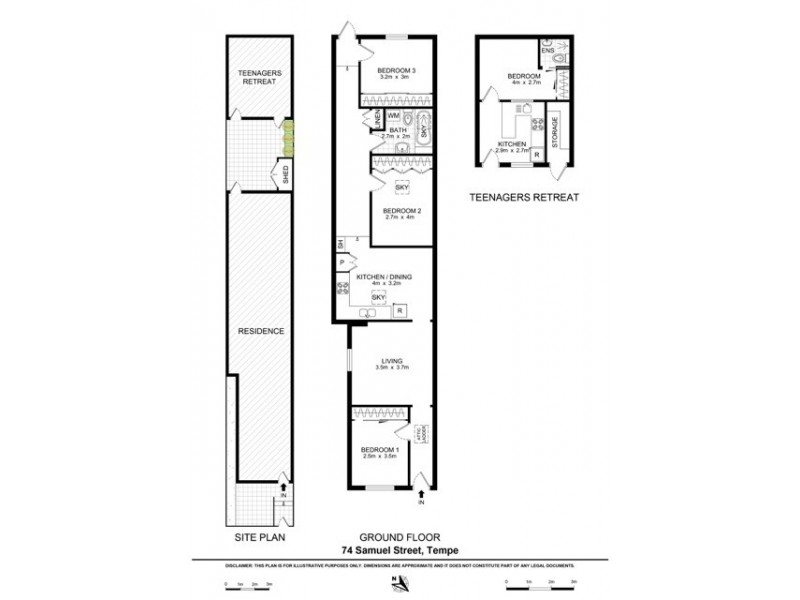 74 Samuel Street, Tempe NSW 2044 Floorplan