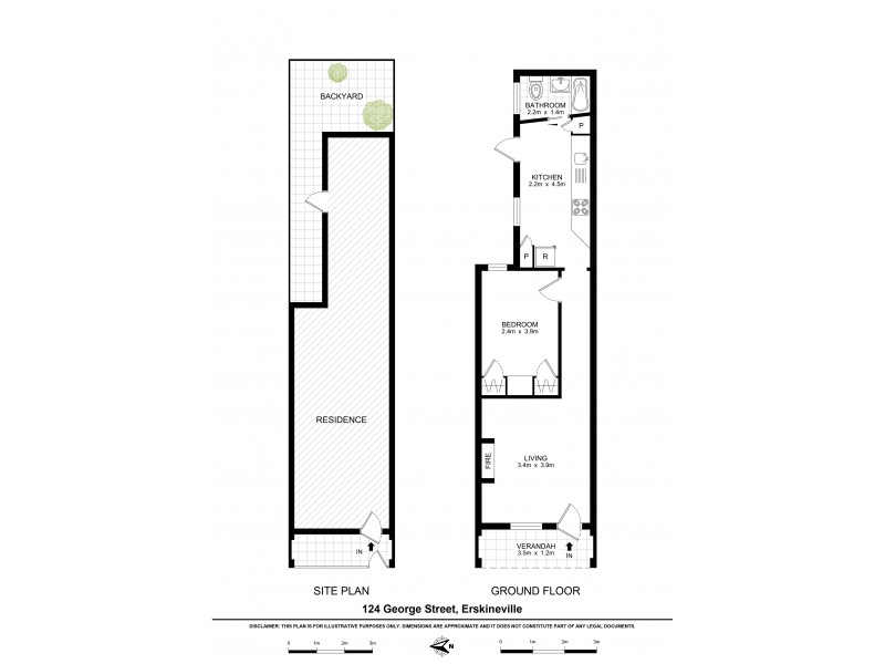 124 George Street, Erskineville NSW 2043 Floorplan