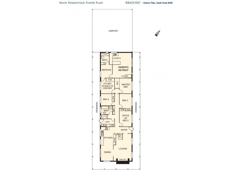 302-336 Punkalla-Tilba Road, Central Tilba NSW 2546 Floorplan