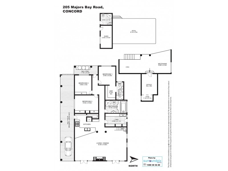 205 Majors Bay Road, Concord NSW 2137 Floorplan