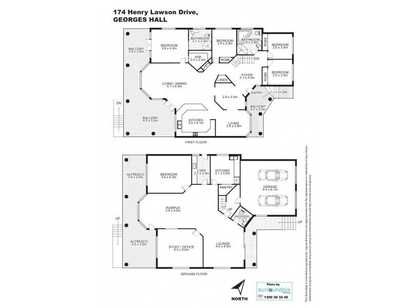 174 Henry Lawson Drive, Georges Hall NSW 2198 Floorplan