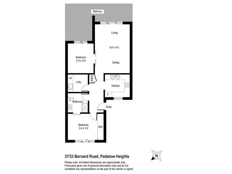 37/33 Bernard Road, Padstow Heights NSW 2211 Floorplan