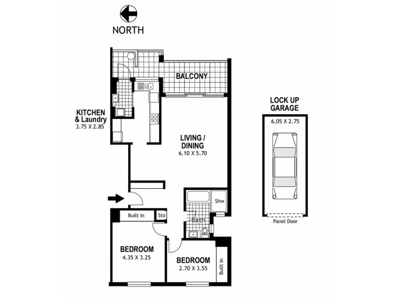 27/41 Ocean Street North, Bondi NSW 2026 Floorplan