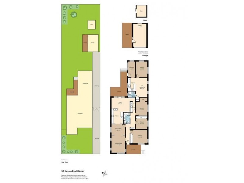 160 Kareena Road, Miranda NSW 2228 Floorplan