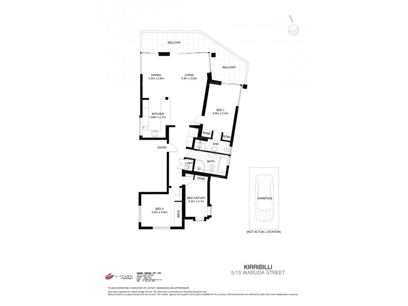 5/15 Waruda Avenue, Kirribilli NSW 2061 Floorplan