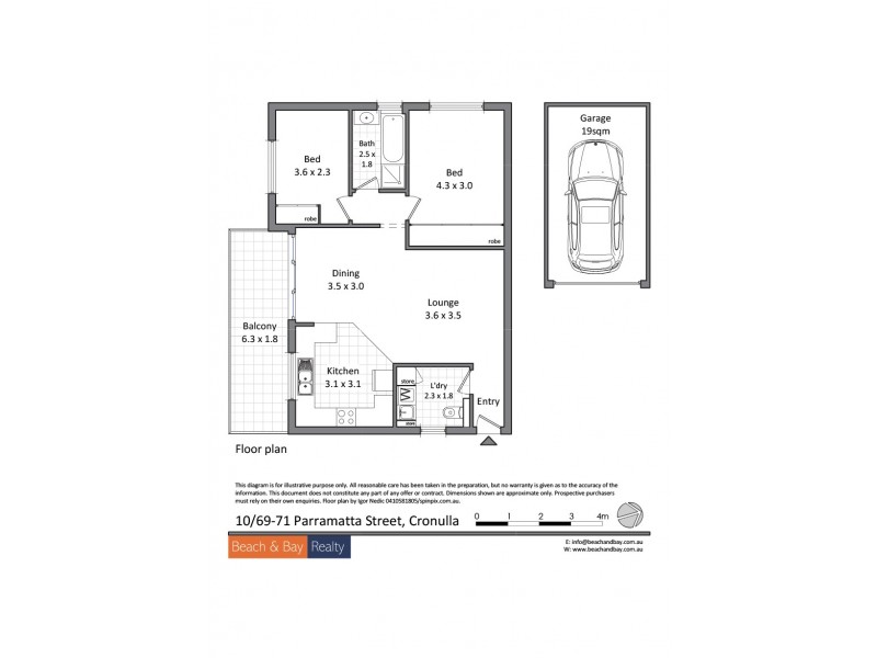10/69-71 Parramatta St, Cronulla NSW 2230 Floorplan