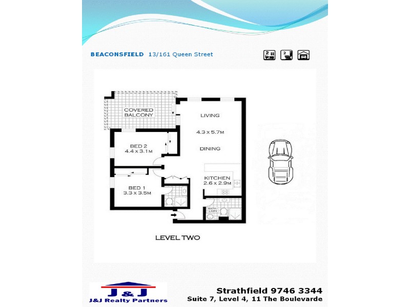 13/161 Queen St, Beaconsfield NSW 2015 Floorplan