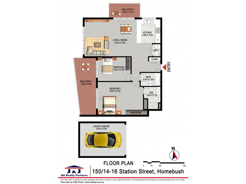 150/14-16 Station St, Homebush NSW 2140 Floorplan