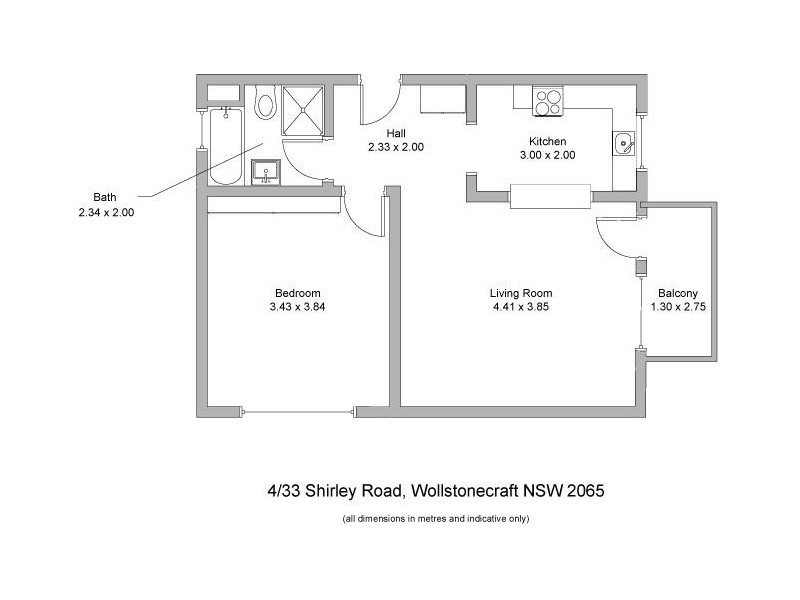 4/33 Shirley Road, Wollstonecraft NSW 2065