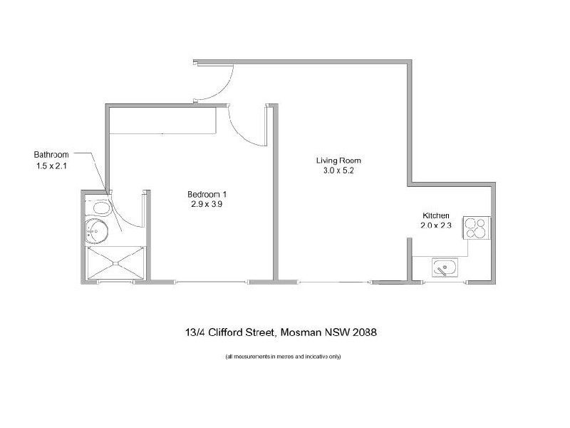 13/4 Clifford Street, Mosman NSW 2088