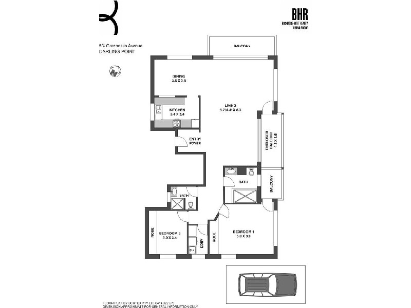 5/4 Greenoakes Avenue, Darling Point NSW 2027