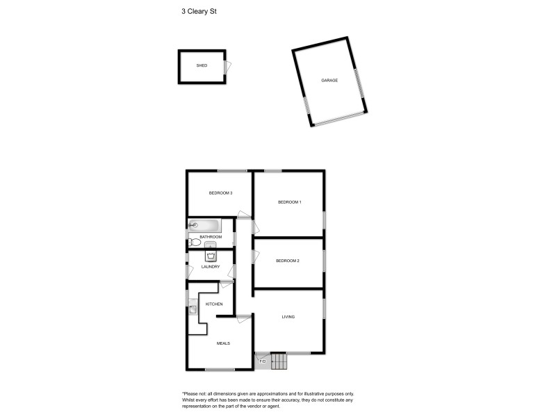 3 Cleary Street, Barrack Heights NSW 2528 Floorplan