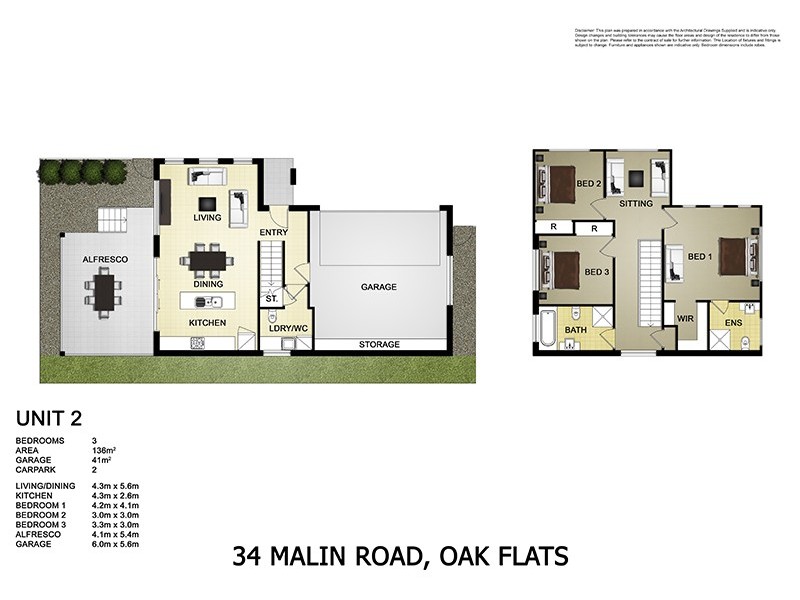 2/34 Malin Road, Oak Flats NSW 2529