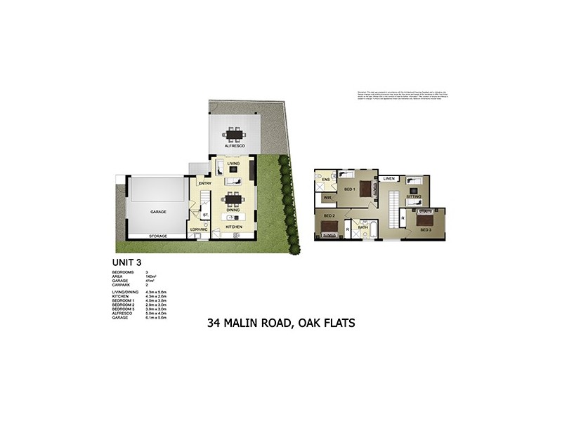 3/34 Malin Road, Oak Flats NSW 2529