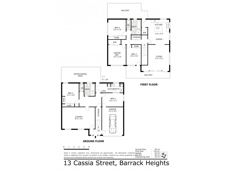 13 Cassia Street, Barrack Heights NSW 2528 Floorplan
