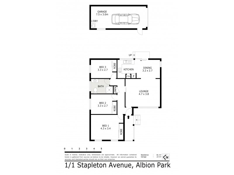 1/1 Stapleton Avenue, Albion Park NSW 2527 Floorplan
