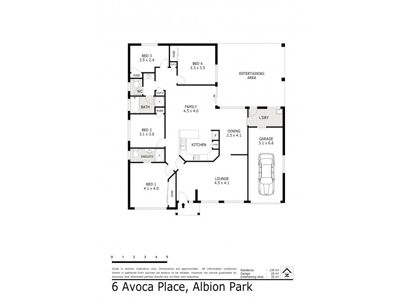 6 Avoca Place, Albion Park NSW 2527 Floorplan