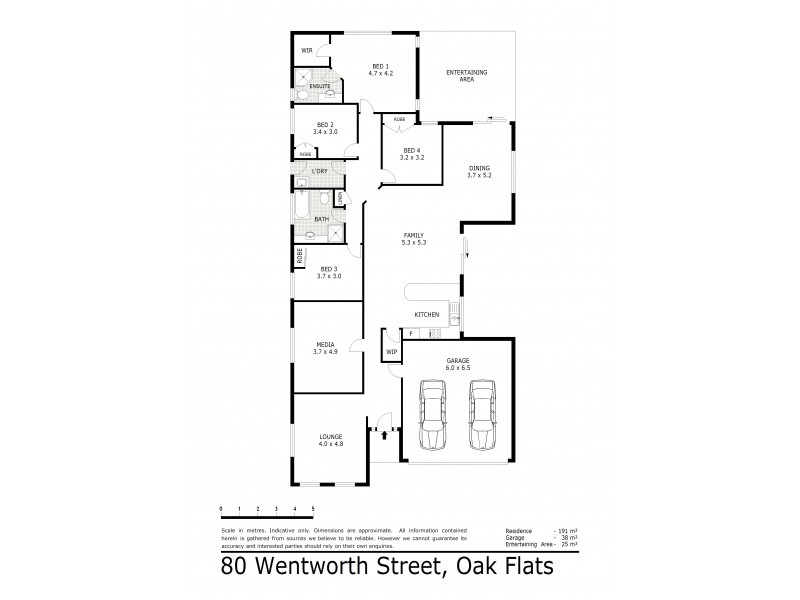 80 Wentworth Street, Oak Flats NSW 2529 Floorplan