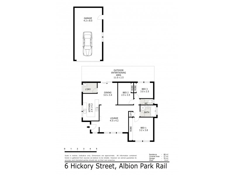 6 Hickory Street, Albion Park Rail NSW 2527 Floorplan