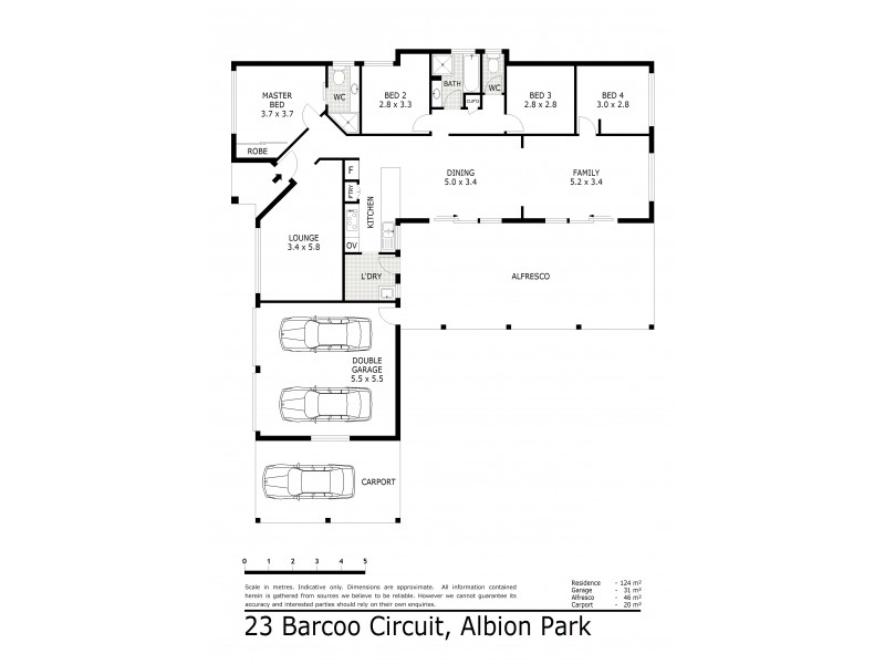 23 Barcoo Circuit, Albion Park NSW 2527 Floorplan