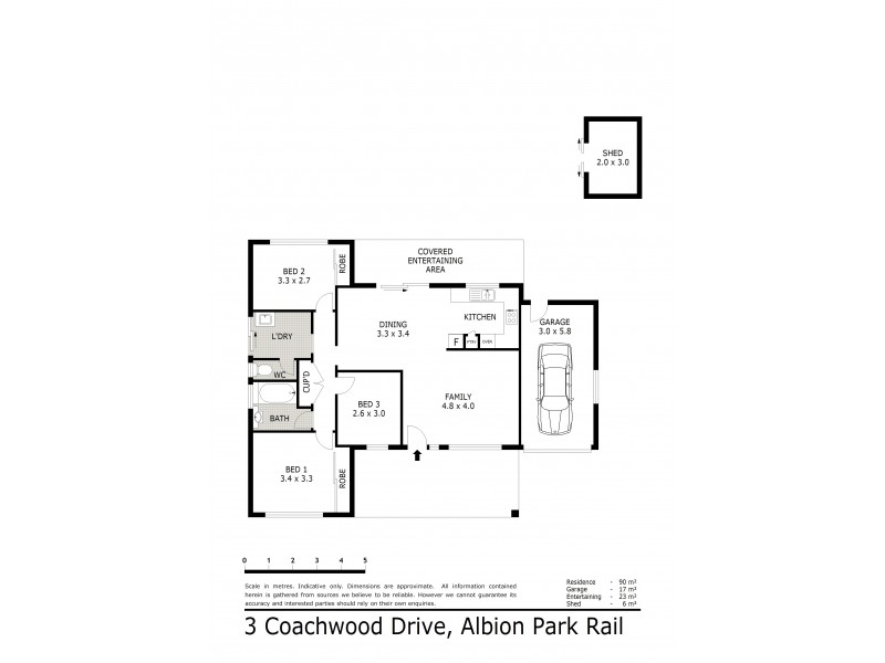 3 Coachwood Drive, Albion Park Rail NSW 2527 Floorplan