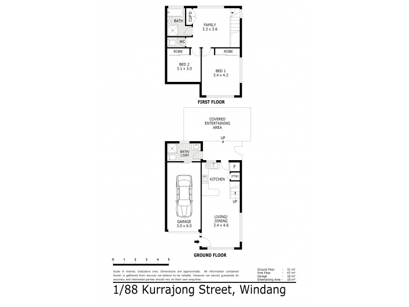 1/88 Kurrajong Street, Windang NSW 2528 Floorplan
