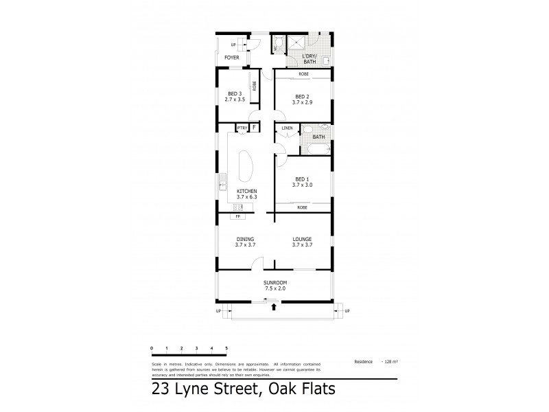 23 Lyne Street, Oak Flats NSW 2529 Floorplan