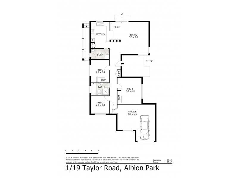 1/19 Taylor Road, Albion Park NSW 2527 Floorplan