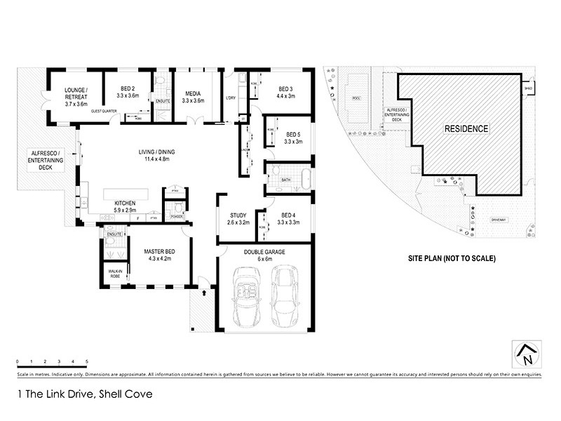 1 The Links Drive, Shell Cove NSW 2529 Floorplan