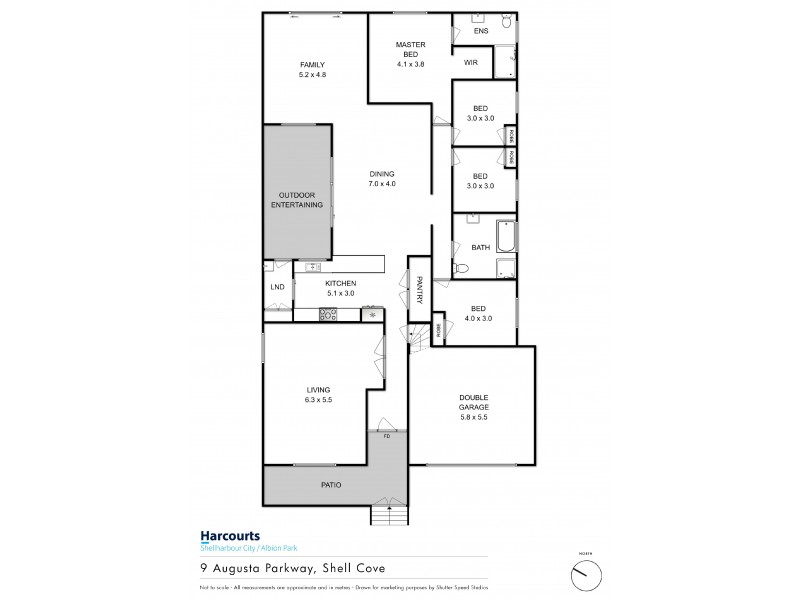 9 Augusta Parkway, Shell Cove NSW 2529 Floorplan