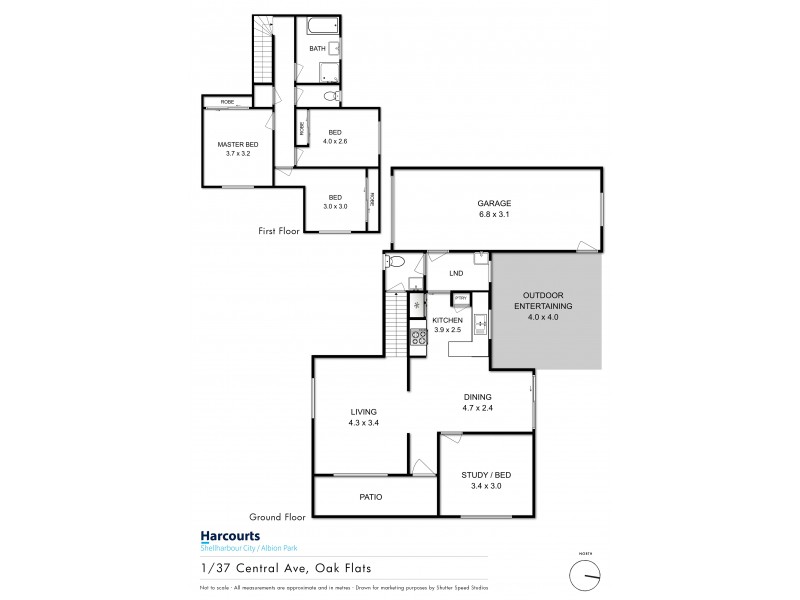 1/37 Central Avenue, Oak Flats NSW 2529 Floorplan
