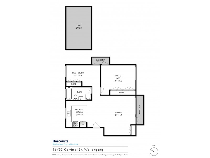 16/53 Corrimal Street, Wollongong NSW 2500 Floorplan