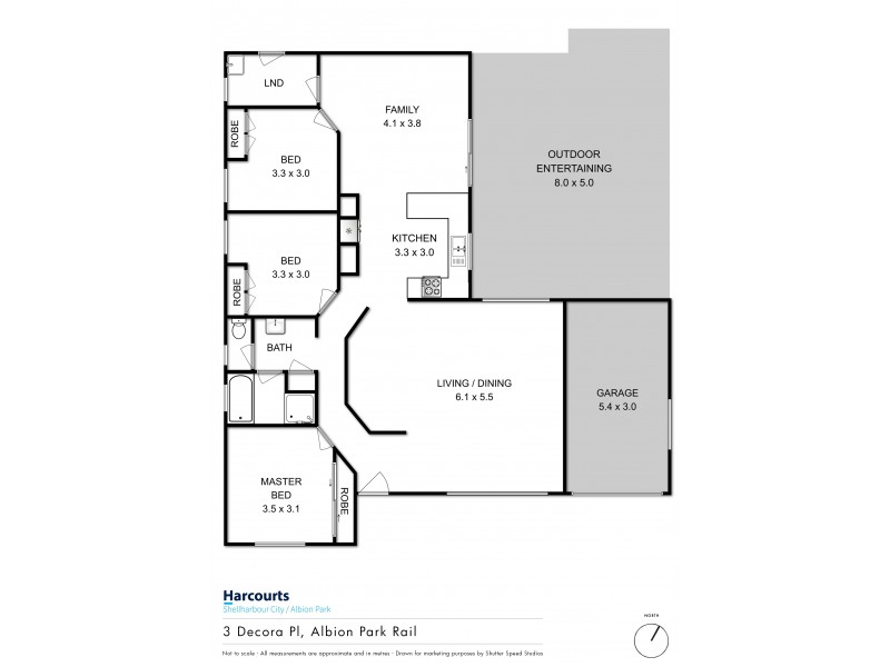 3 Decora Place, Albion Park Rail NSW 2527 Floorplan