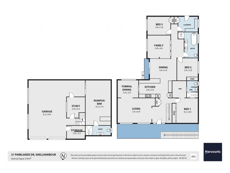 31 Parklands Drive, Shellharbour NSW 2529 Floorplan
