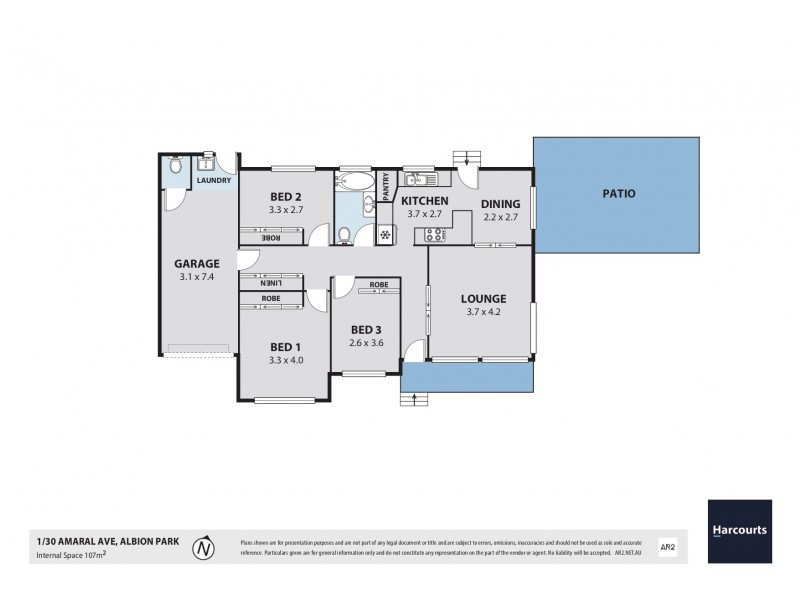 1/30 Amaral Avenue, Albion Park NSW 2527 Floorplan
