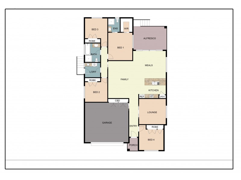 58 Elizabeth Circuit, Flinders NSW 2529 Floorplan