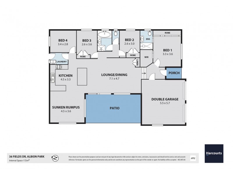 36 Fields Drive, Albion Park NSW 2527 Floorplan