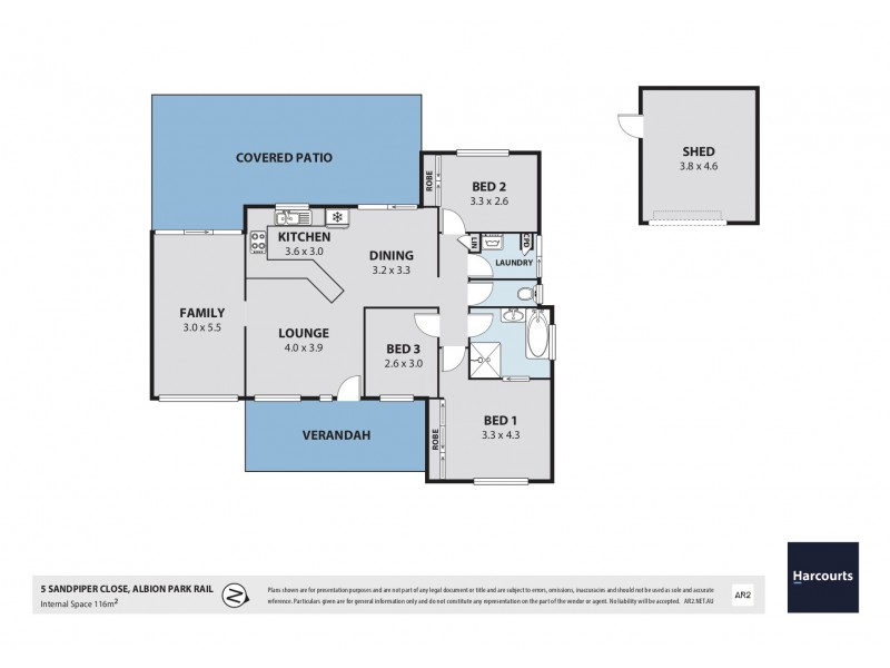 5 Sandpiper Close, Albion Park Rail NSW 2527 Floorplan