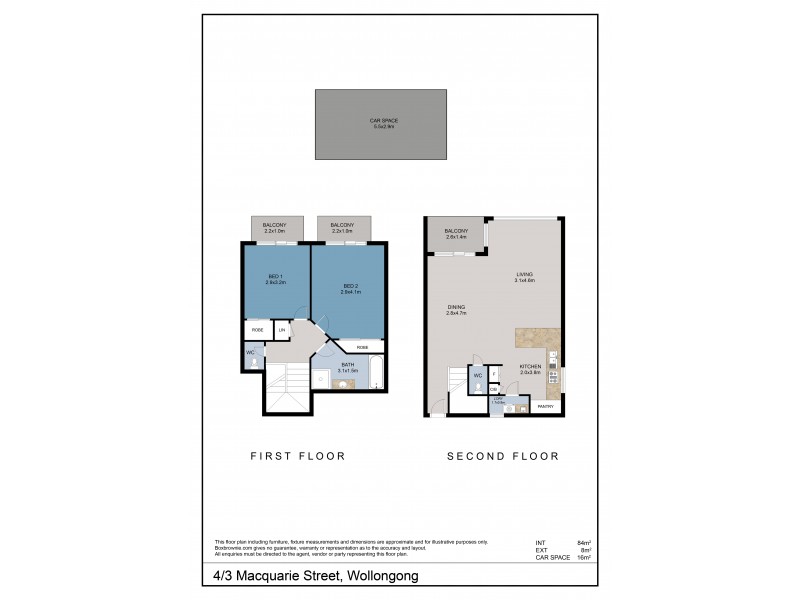 4/3 Macquarie Street, Wollongong NSW 2500 Floorplan